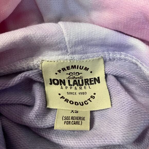 John Lauren Girls Tie Dye Hoodie in Pink/Multi Size XS - Picture 6 of 8